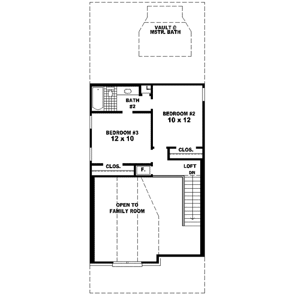 upper floor house blueprint