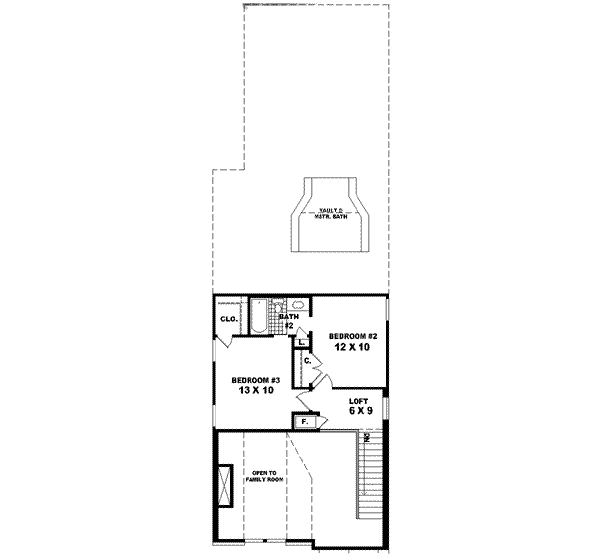upper floor house blueprint
