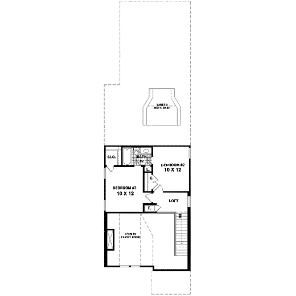 upper floor house blueprint