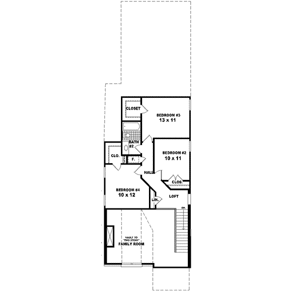 upper floor house blueprint