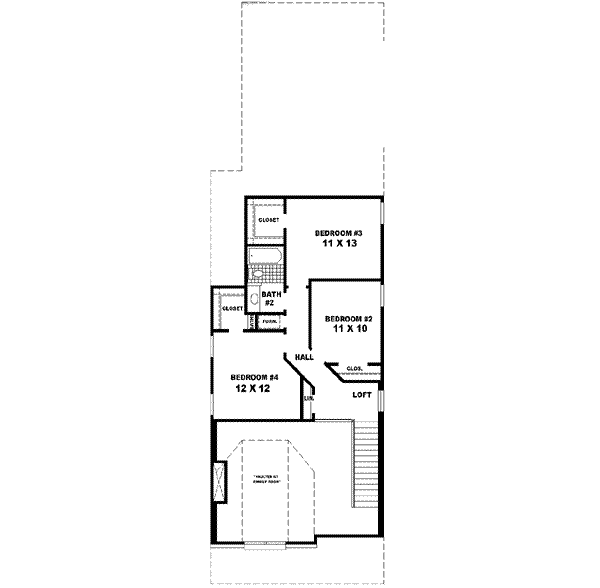 upper floor house blueprint