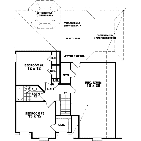 upper floor house blueprint