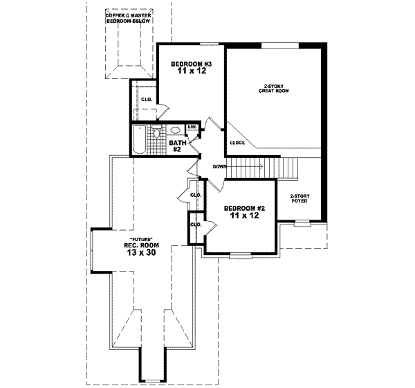 upper floor house blueprint