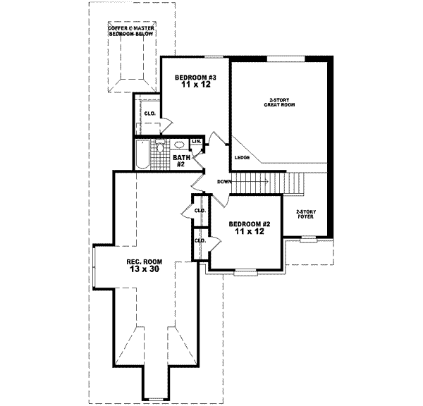 upper floor house blueprint