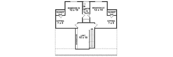 upper floor house blueprint