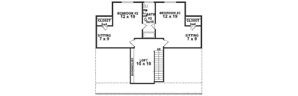 upper floor house blueprint