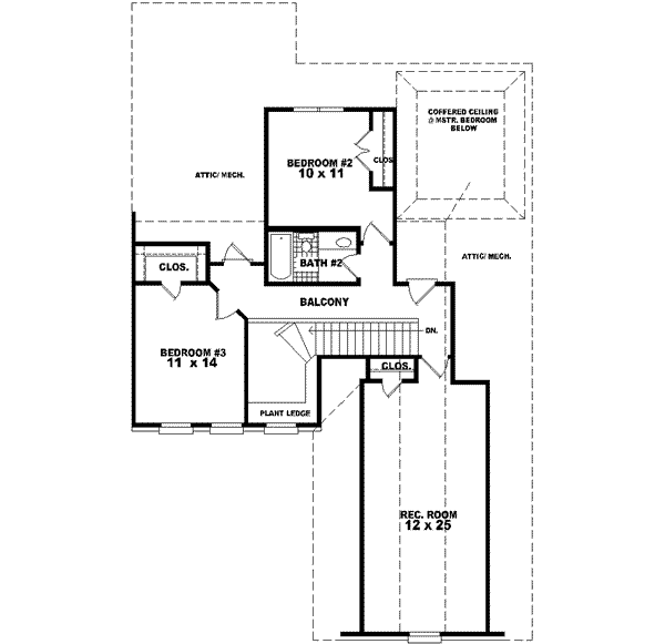 upper floor house blueprint