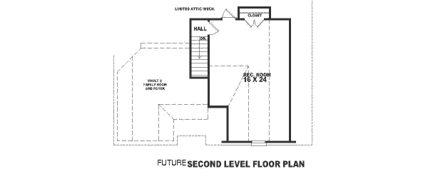 upper floor house blueprint