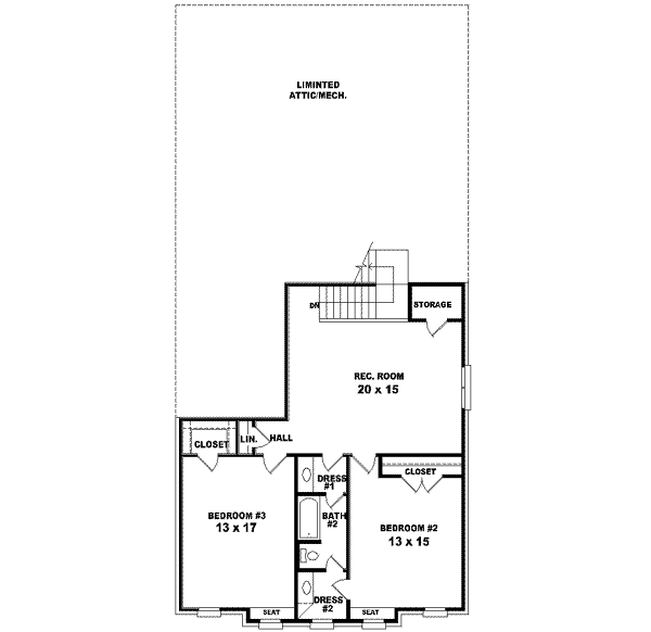 upper floor house blueprint