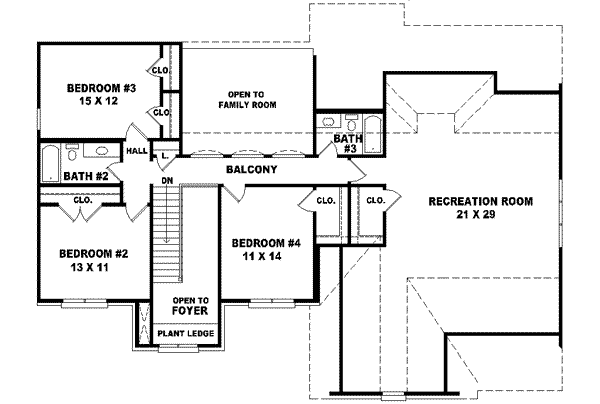upper floor house blueprint