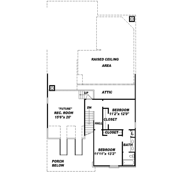 upper floor house blueprint