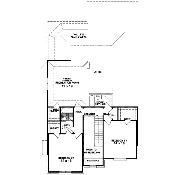 upper floor house blueprint