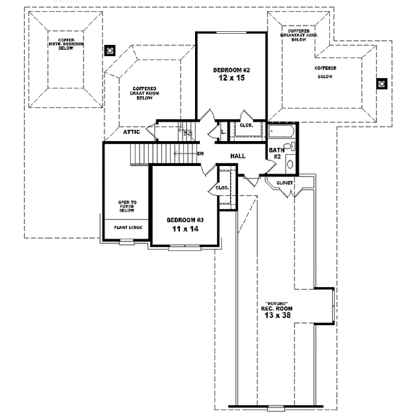 upper floor house blueprint
