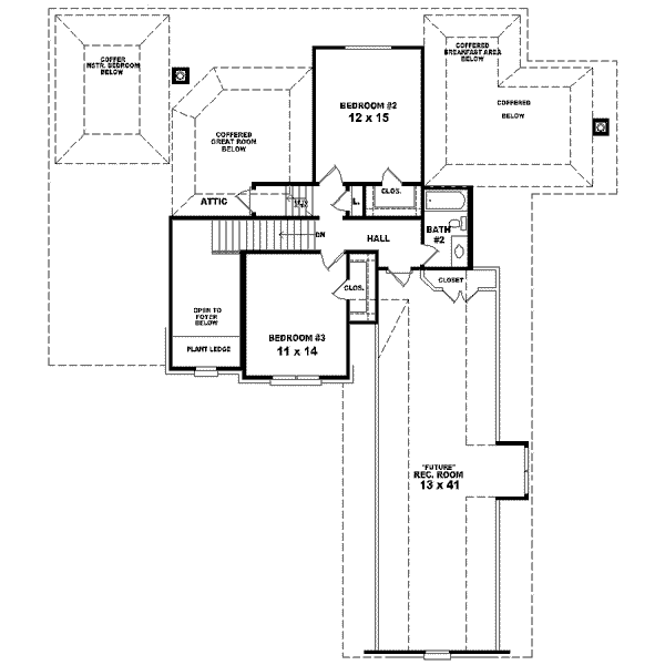 upper floor house blueprint
