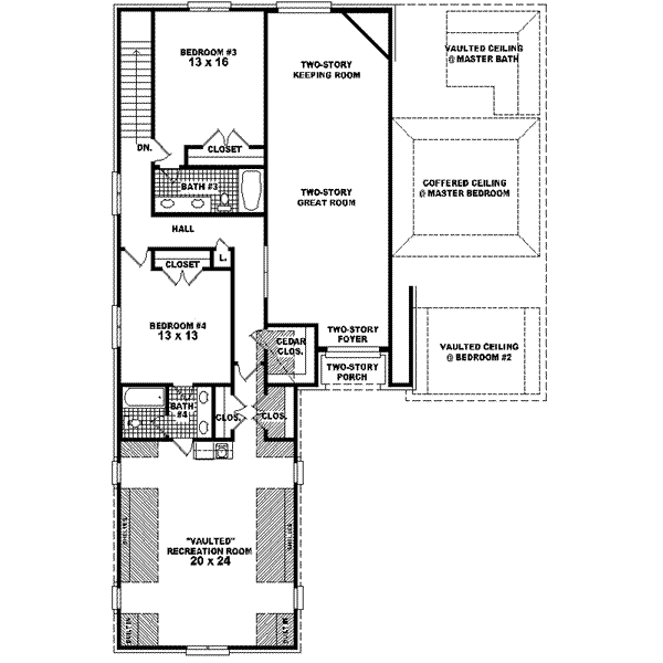 upper floor house blueprint