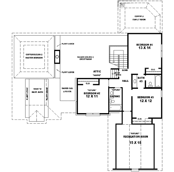 upper floor house blueprint