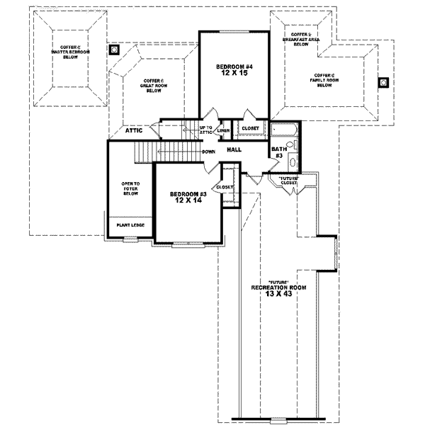 upper floor house blueprint