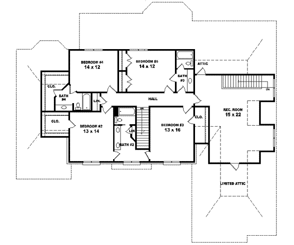 upper floor house blueprint