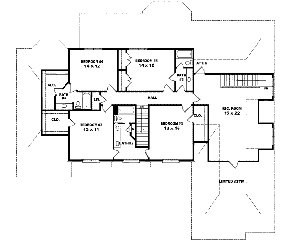 upper floor house blueprint