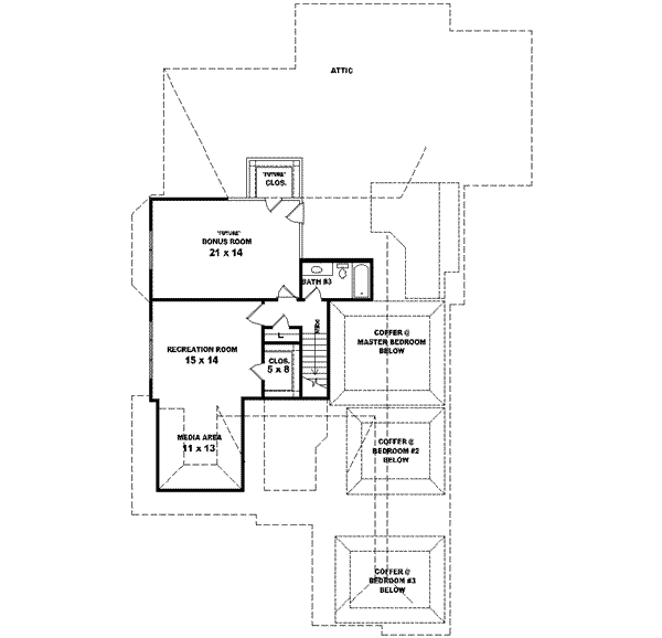 upper floor house blueprint