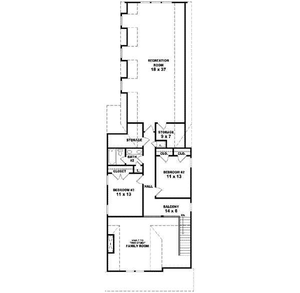 upper floor house blueprint