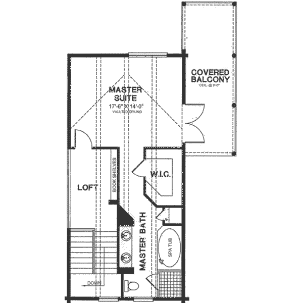 upper floor house blueprint