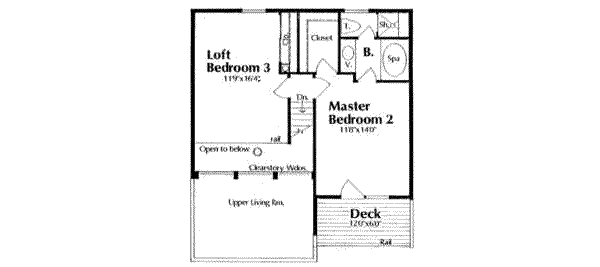 upper floor house blueprint