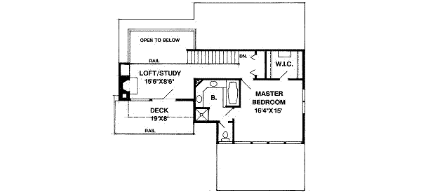 upper floor house blueprint