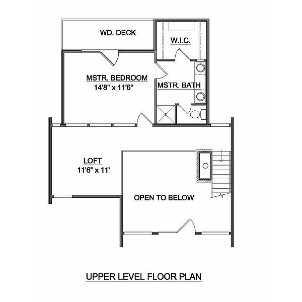 upper floor house blueprint