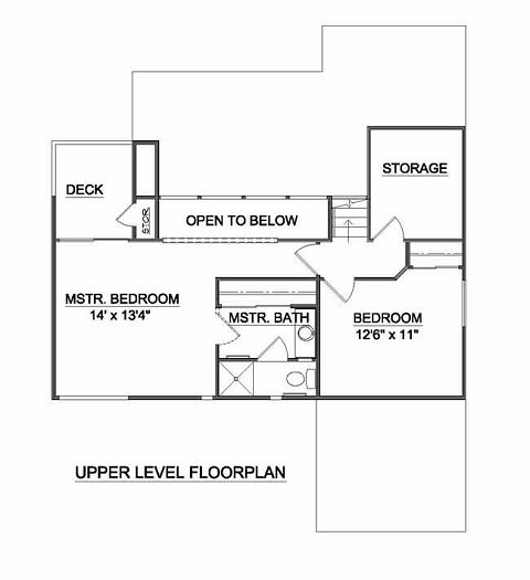 upper floor house blueprint
