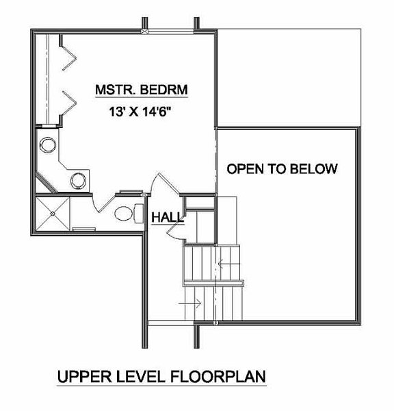 upper floor house blueprint