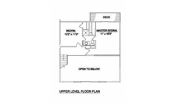 upper floor house blueprint
