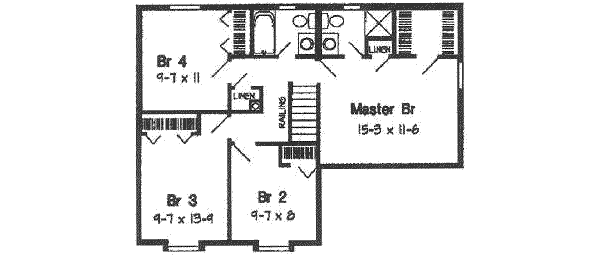 upper floor house blueprint