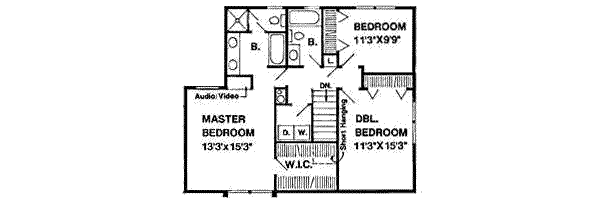 upper floor house blueprint