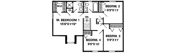 upper floor house blueprint