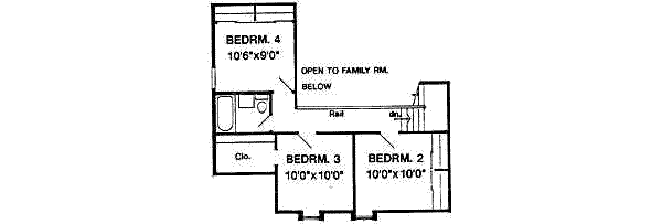 upper floor house blueprint