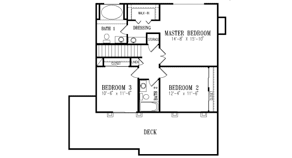 upper floor house blueprint