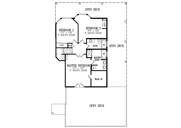upper floor house blueprint