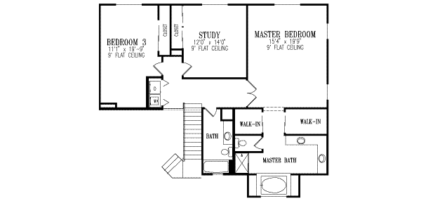 upper floor house blueprint