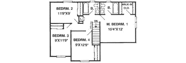 upper floor house blueprint