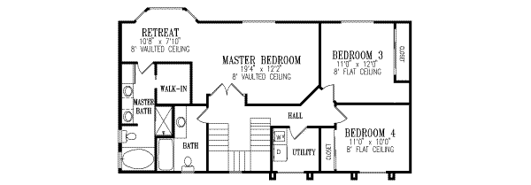 upper floor house blueprint