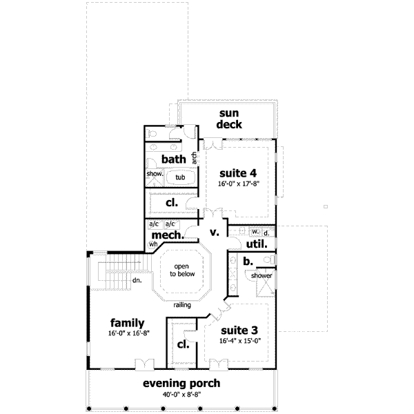 upper floor house blueprint