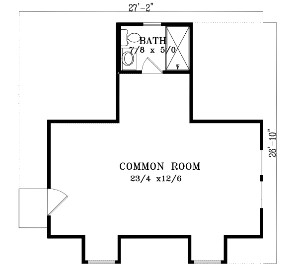 upper floor house blueprint
