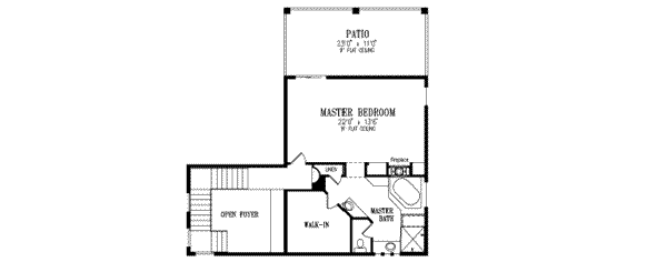 upper floor house blueprint