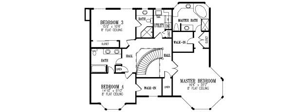 upper floor house blueprint