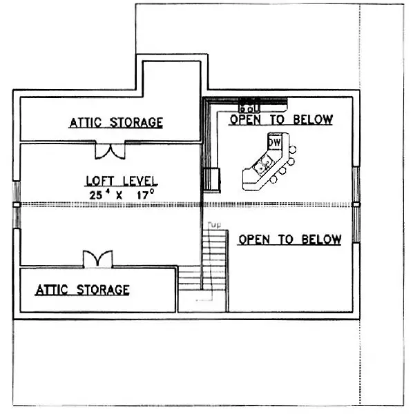 upper floor house blueprint