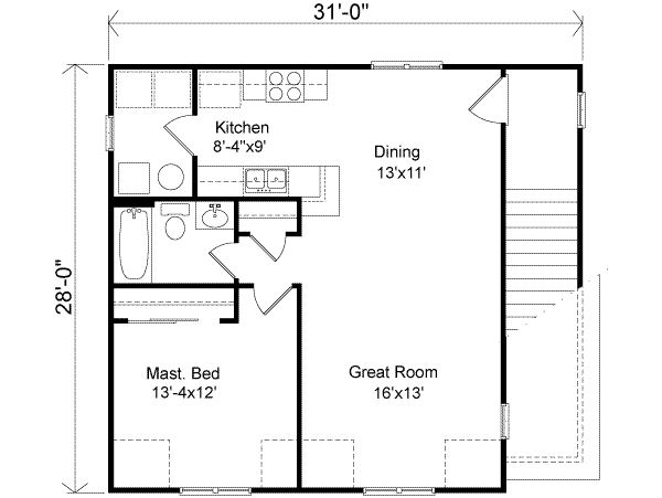 upper floor house blueprint