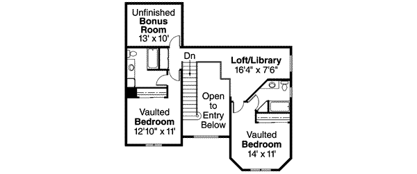 upper floor house blueprint