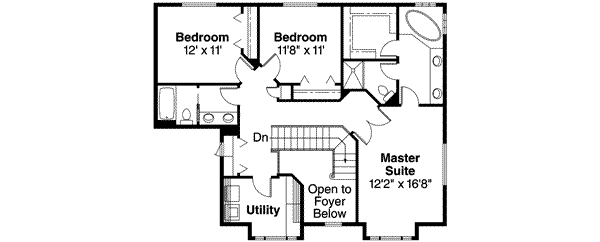 upper floor house blueprint