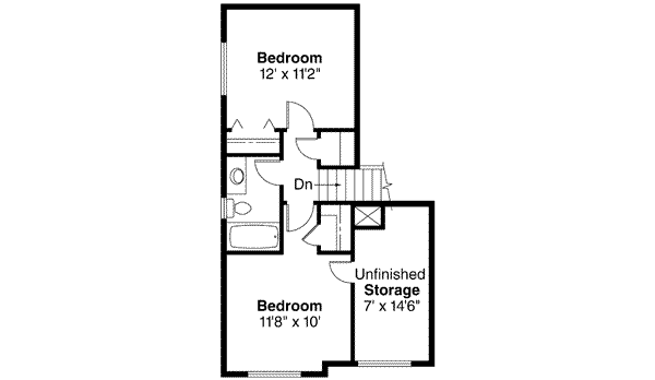 upper floor house blueprint